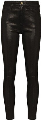 Le High skinny leather trousers