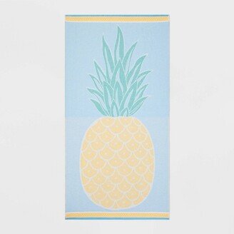 Pineapple Icon Sand Resist Towel Vibrant Yellow - Sun Squad™