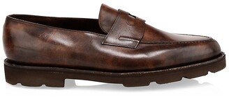 Lopez Chunky Leather Penny Loafers