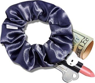 Smunchys Women's Satin Zipper Pocket Scrunchie