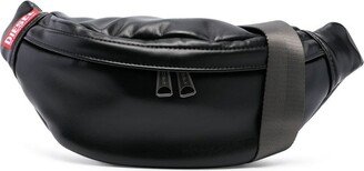 Rave faux-leather belt bag