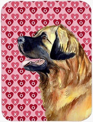 LH9168LCB Leonberger Hearts Love And Valentines Day Portrait Glass Cutting Board