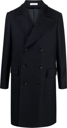 Long-Sleeved Double-Breasted Coat