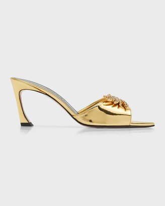 Lotta Vegan Metallic Mule Sandals