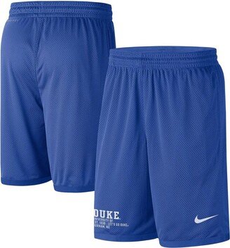 Men's Royal Duke Blue Devils Performance Mesh Shorts