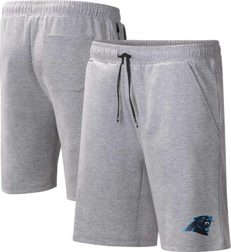 Men's Msx by Michael Strahan Heather Gray Carolina Panthers Trainer Shorts