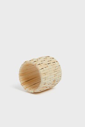 Tuckernuck Home Natural Rattan Woven Napkin Rings (Set of 4)