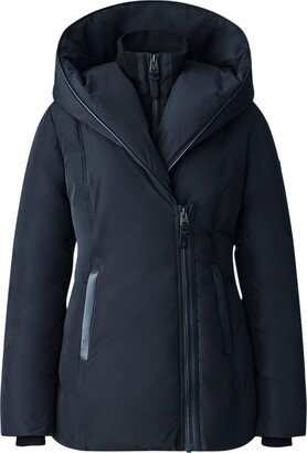 Adali Down Coat With Signature Collar