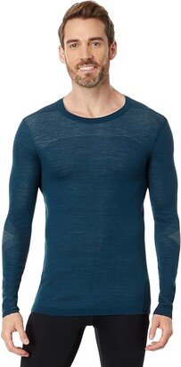 Intraknit Merino 200 Crew (Twilight Blue) Men's Clothing