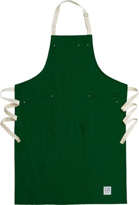 Risdon & Risdon Potter's Split Leg Canvas Apron - With Pockets - Shropshire Green