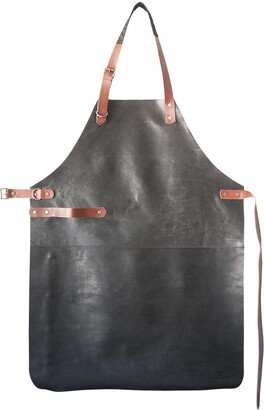 Yako&Co Premium Genuine Leather Apron - Black B