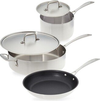 American Kitchen 5-Piece Stainless Steel Cookware Set