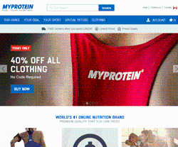 Myprotein Promo Codes & Coupons