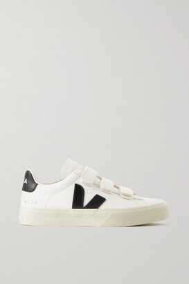 Recife Rubber-trimmed Leather Sneakers - White