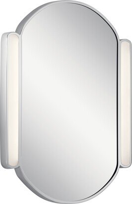 Elan Phaelan Integrated LED Mirror, Chrome Finish - A/N