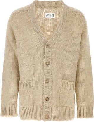 V-Neck Chunky-Knit Cardigan