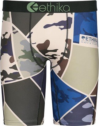 Patchwork Camo (Green) Men's Underwear