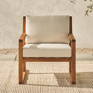 Middlebrook Designs Slat-Back Patio Lounge Chair