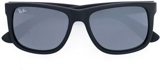 Square-Frame Logo Sunglasses