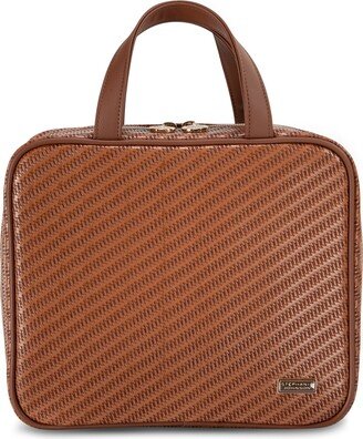 Rosewood Cognac Martha Large Makeup Case