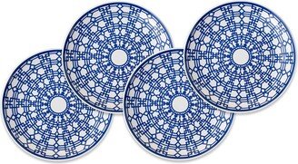 Newport Garden Gate Canape Plates, Set of 4