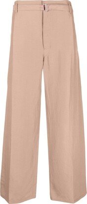 Belted Wide-Leg Trousers-AC