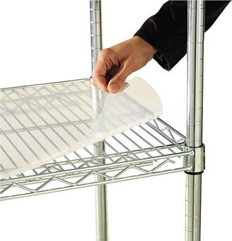 Shelf Liners For Wire Shelving Clear Plastic 36w x 18d 4/Pack SW59SL3618