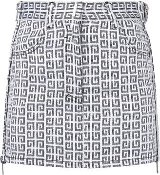 4G Jacquard Mini Skirt