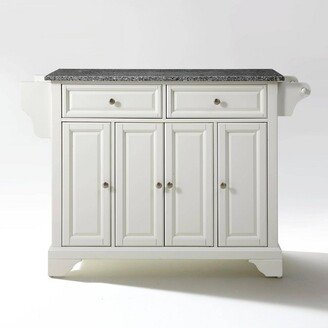 Lafayette Gray Granite Top Full Size Kitchen Island/Cart