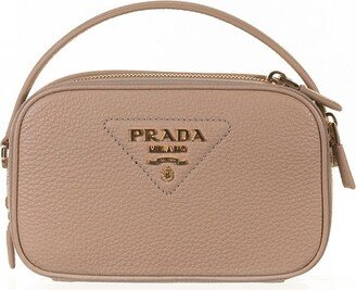 Bandoliera Logo Plaque Crossbody Bag