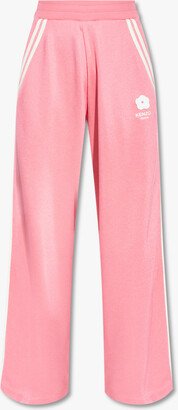 Sweatpants With Logo - Pink-AA