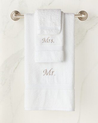 The Pillow Bar Mr. and Mrs. Six-Piece Cotton Towel Set