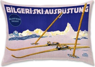 Oliver Gal Artist Co. Oliver Gal 'Bilgeri Ski' Decorative Throw Pillow