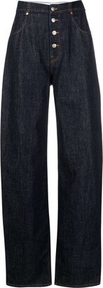 High-Waist Wide-Leg Jeans-AM