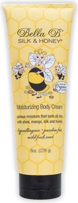 Bella B Naturals Silk and Honey Moisturizing Body Cream 8oz