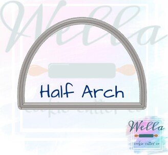 Half Arch Cookie Cutter, Rainbow Circle Cutter