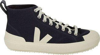 Logo Printed High-Top Sneakers-AB