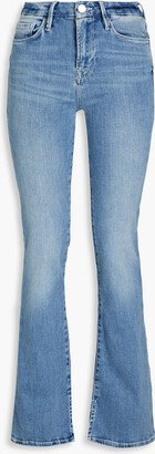 Le Mini Boot faded high-rise bootcut jeans