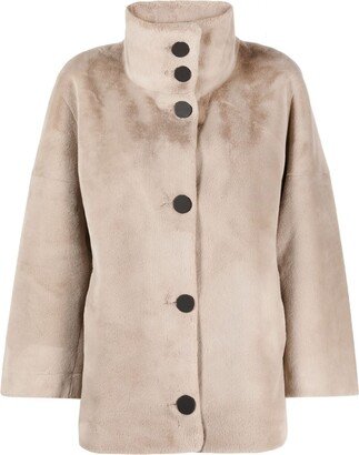 Roberto Ricci Designs Faux-Fur Single-Breasted Coat