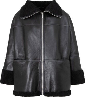 Shearling Trim Jacket