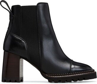 Mallory Leather Chelsea Booties