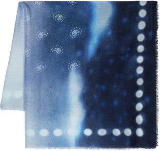 Graphic Print Scarf-AB