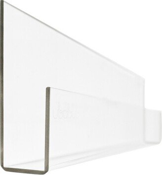 Booksee Clear Acrylic Wall Bookshelf Set - 2pc