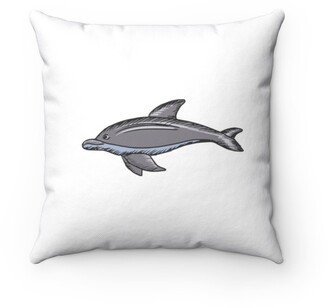 Dolphin Vector Pillow - Throw Custom Cover Gift Idea Room Decor