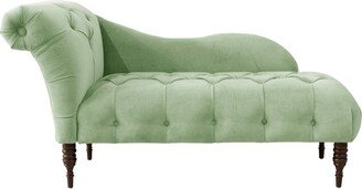 Chaise Lounge in Lulu Sage Green