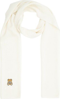 Teddy Bear Logo Embroidered Scarf-AA