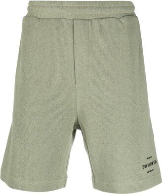 Logo-Print Cotton Track Pants-DF