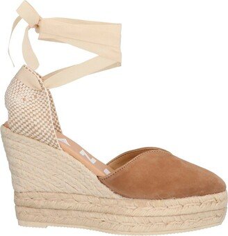 Wrap-Tie Wedge Espadrilles-AA