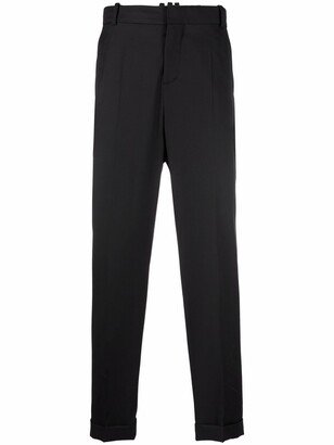 Cropped Tapered Trousers-AG