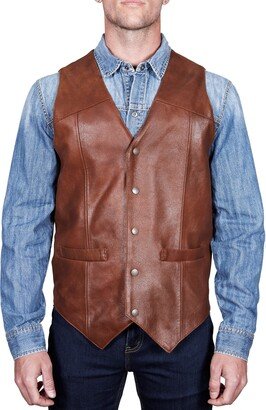 Missani Le Collezioni Vintage Leather Vest